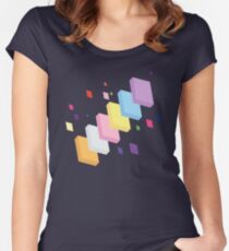 My Little Pony - Mane Six Abstraction II Women's Fitted Scoop T-Shirt