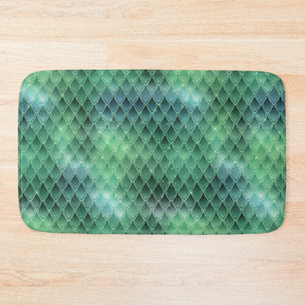 Item preview, Blue Green Ombre Dragonscale Dragon Pattern designed and sold by digitalvintage.