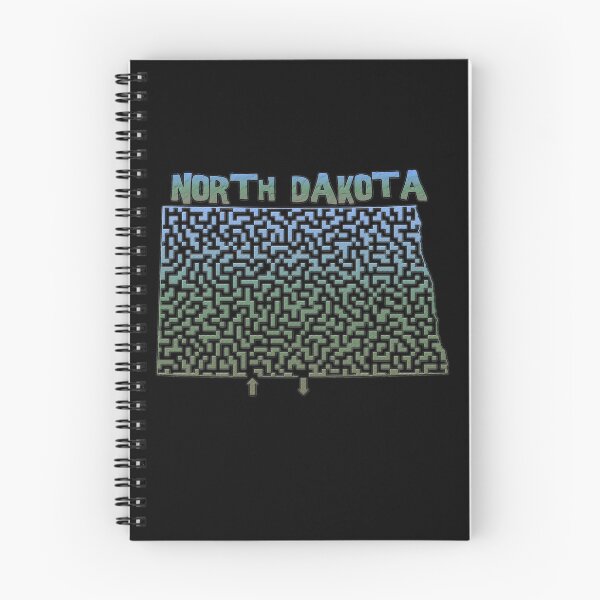 Item preview, North Dakota State Outline Maze & Labyrinth designed and sold by gorff.