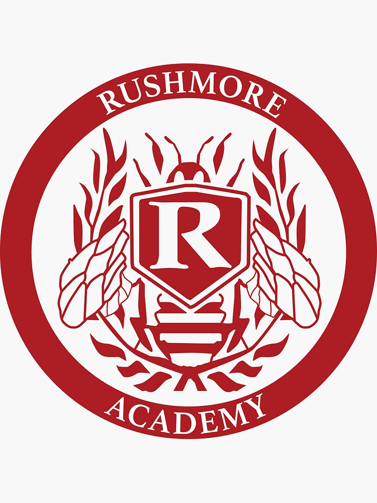 "Rushmore Academy seal" Sticker for Sale by cwayers Redbubble
