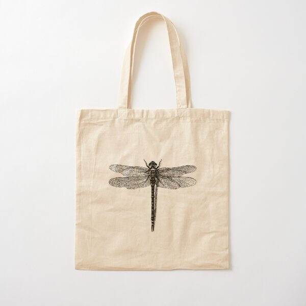 Dragonfly Cotton Tote Bag