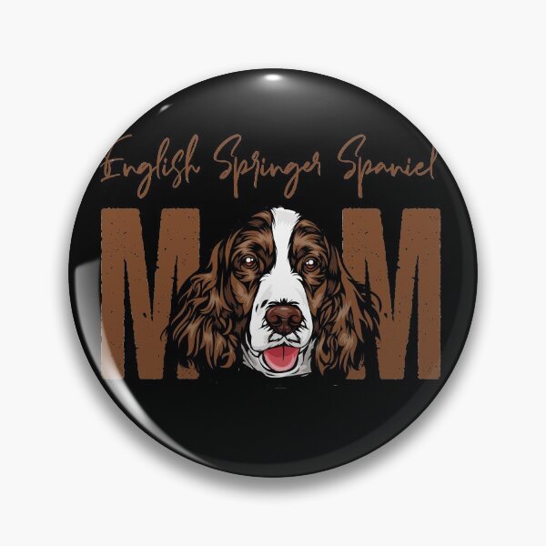 Item preview, English Springer Spaniel Mom, Dog Mom Shirt, Gift idea for English Springer Spanieln  owner, Slim Fit T-Shirt designed and sold by ayotees.