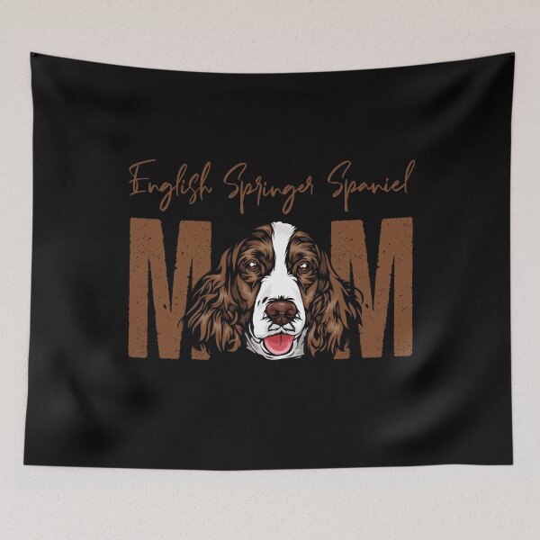 Item preview, English Springer Spaniel Mom, Dog Mom Shirt, Gift idea for English Springer Spanieln  owner, Slim Fit T-Shirt designed and sold by ayotees.
