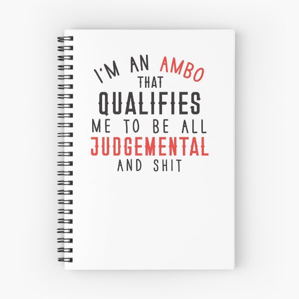 Item preview, I'm an AMBO that qualifies me to be all judgemental and shit designed and sold by jazzydevil.