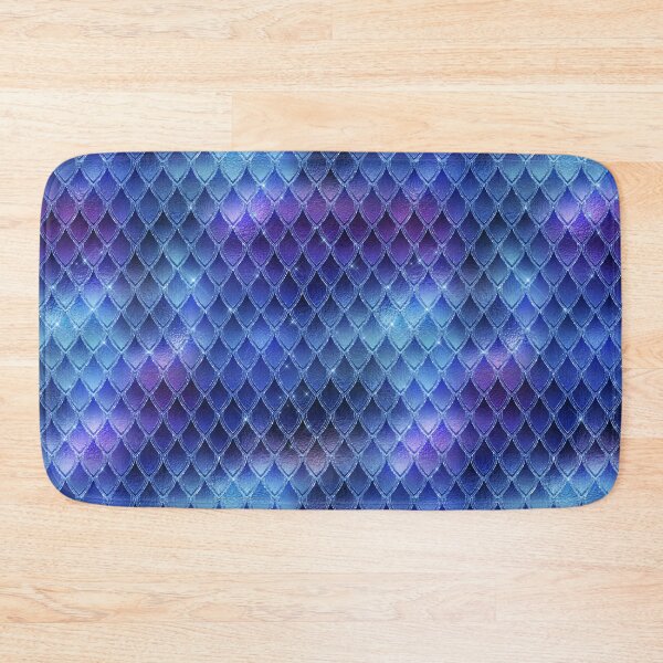 Item preview, Blue and Purple Dragonscale Dragon Pattern designed and sold by digitalvintage.