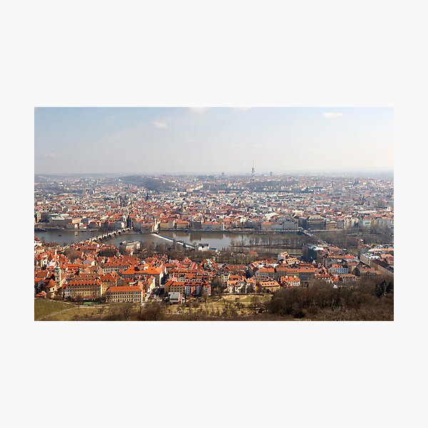 View from Petřín Lookout Tower Photographic Print