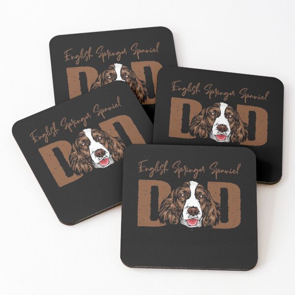 Item preview, English Springer Spaniel Dad, Dog Dad Shirt, Gift idea for English Springer Spanieln  owner, Slim Fit T-Shirt designed and sold by ayotees.