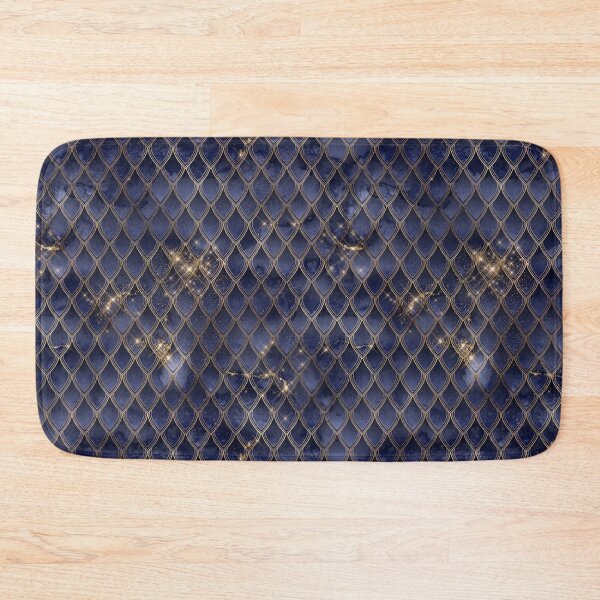 Item preview, Blue and Gray Dragonscale Dragon Pattern designed and sold by digitalvintage.