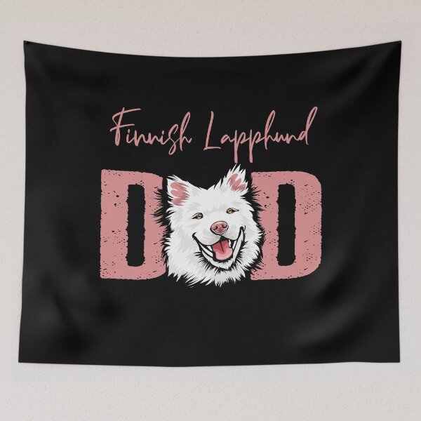 Item preview, Finnish Lapphund Dad, Dog Dad Shirt, Gift idea for Finnish Lapphund owner, Slim Fit T-Shirt designed and sold by ayotees.