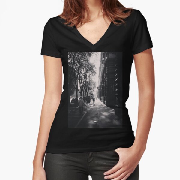 Fitted V-Neck T-Shirt