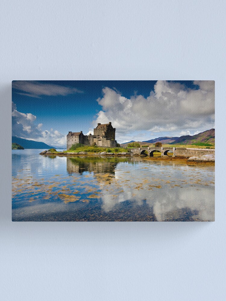 Alternate view of Scotland: Eilean Donan Sunshine Canvas Print