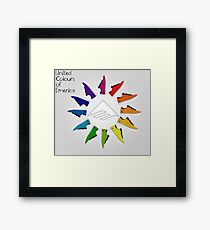 Colour Wheel Framed Print