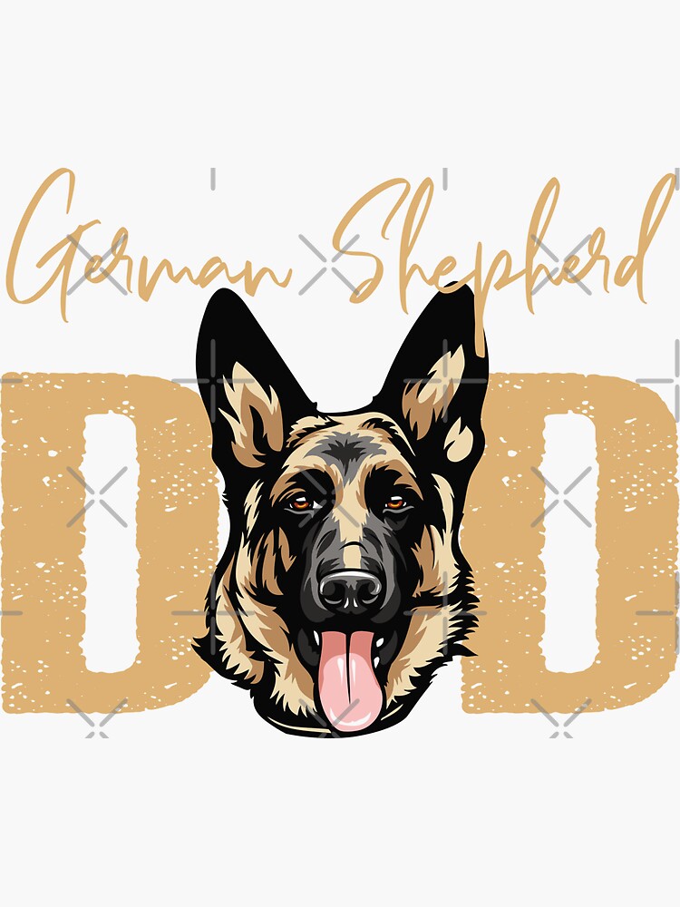 German Shepherd Dad, Dog Dad Shirt, Gift idea for German Shepherd