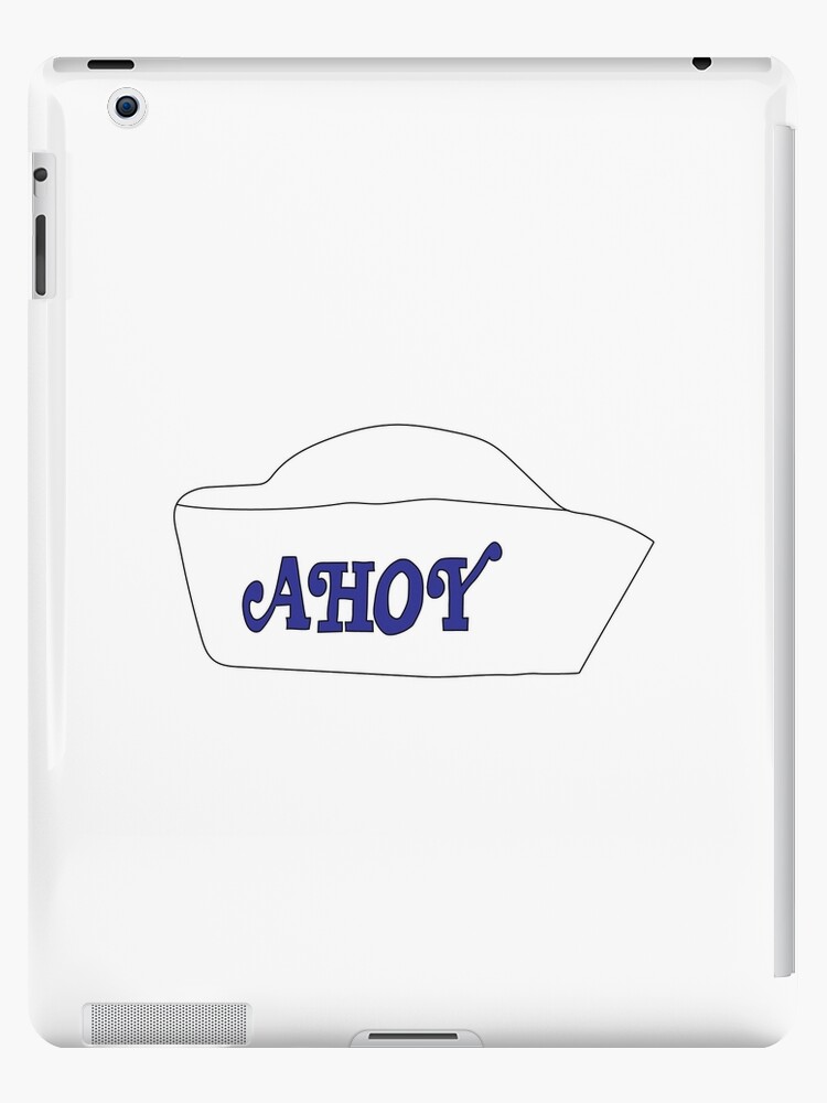 stranger things scoops ahoy hat | iPad Case & Skin