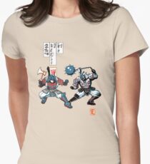 Tatakae Chou Samurai Seimeitai! Women's Fitted T-Shirt