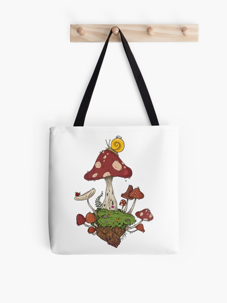 Laundry Traveling Moving Tote Bag - Mushroom