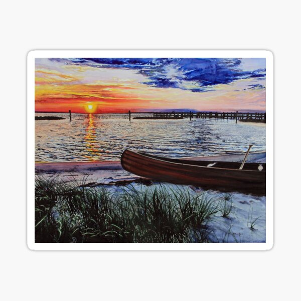 Water's Edge Sticker