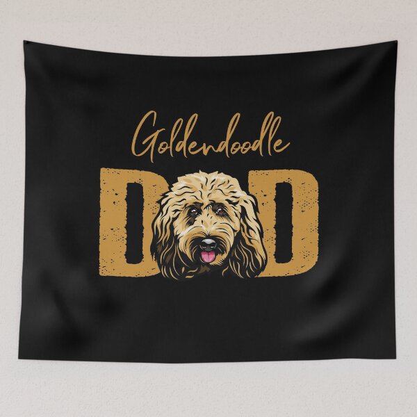 Item preview, Goldendoodle Dad, Dog Dad Shirt, Gift idea for Goldendoodle owner, Slim Fit T-Shirt designed and sold by ayotees.