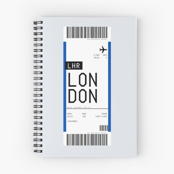 Artikelvorschau, Bordkarte für London entworfen und verkauft von agethegreat.