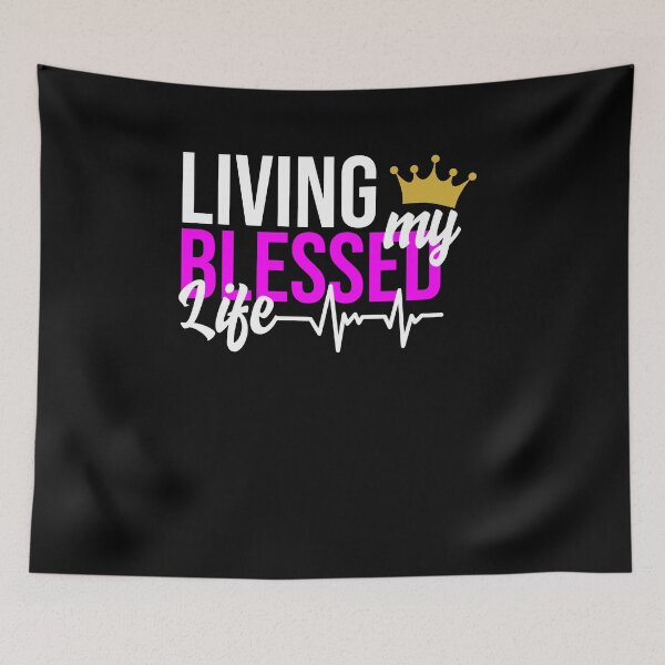 Item preview, Living My Blessed Life Christian T Shirt designed and sold by StarenguCrew.