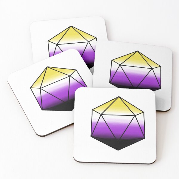 Item preview, Pride Die Non-Binary designed and sold by Kujo Does Art.
