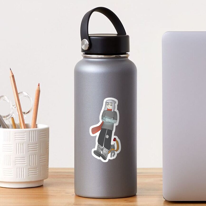 Denji and Nebula - Stickers and buttons Sticker