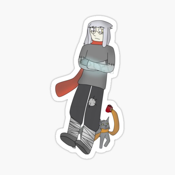 Denji and Nebula - Stickers and buttons Sticker