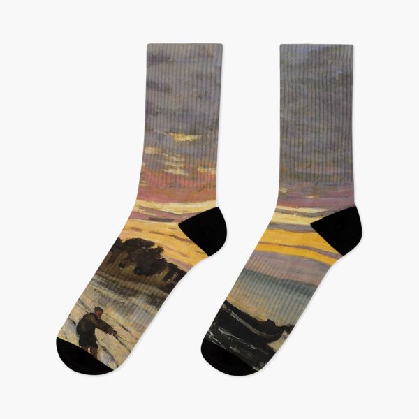 Item preview, Claude Monet | Hauling a Boat Ashore, Honfleur designed and sold by badguyduh.