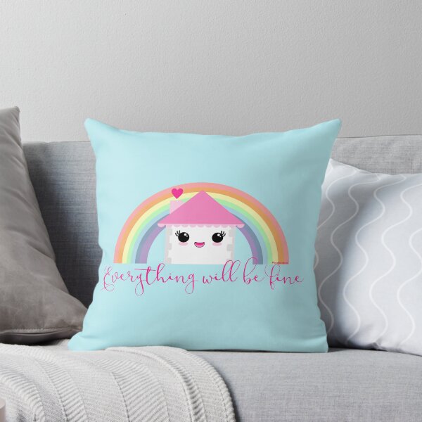 Item preview, Kawaii house and rainbow designed and sold by Pendientera.