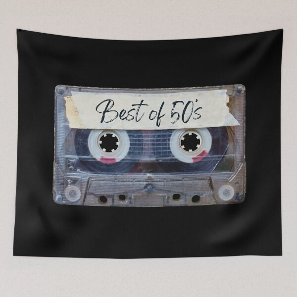 Item preview, Best of 50s Music Songs Style Cassette Old School designed and sold by Thestarrysky.