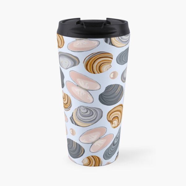 Shell and clam print Travel Mug