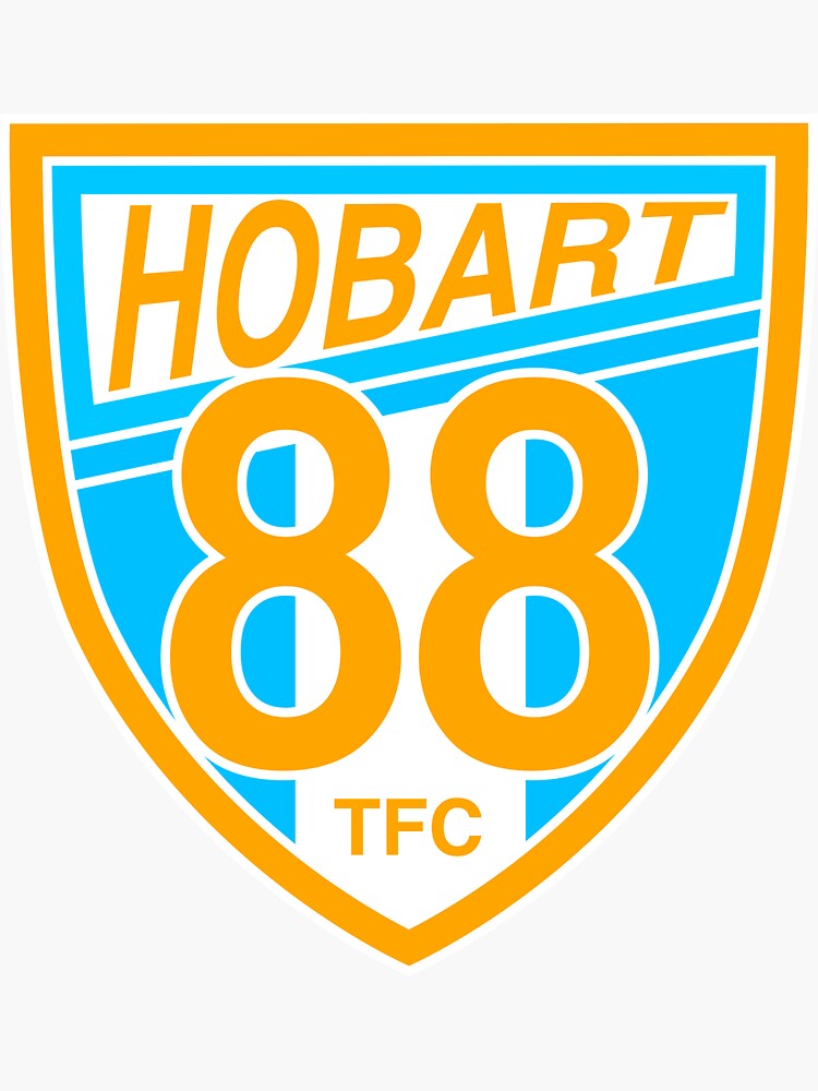 "Hobart Table Football Club Logo" Sticker for Sale by ajebec Redbubble