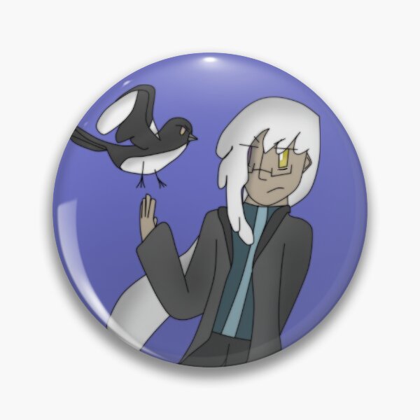 Ary and Magpie - Stickers and buttons Pin
