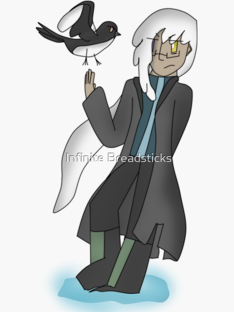 Ary and Magpie - Stickers and buttons by erynnq