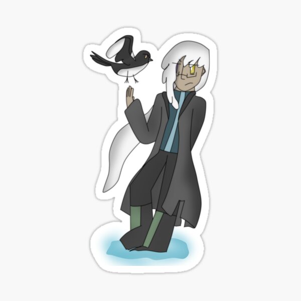 Ary and Magpie - Stickers and buttons Sticker
