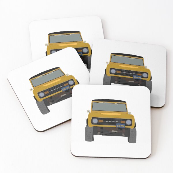 Item preview, Yellow Bronco Truck Drawing designed and sold by bad9er.