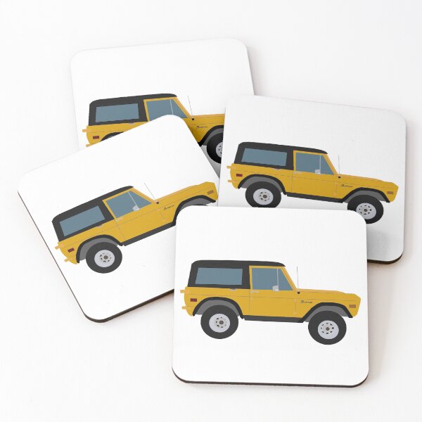 Item preview, Yellow Bronco Truck Drawing designed and sold by bad9er.