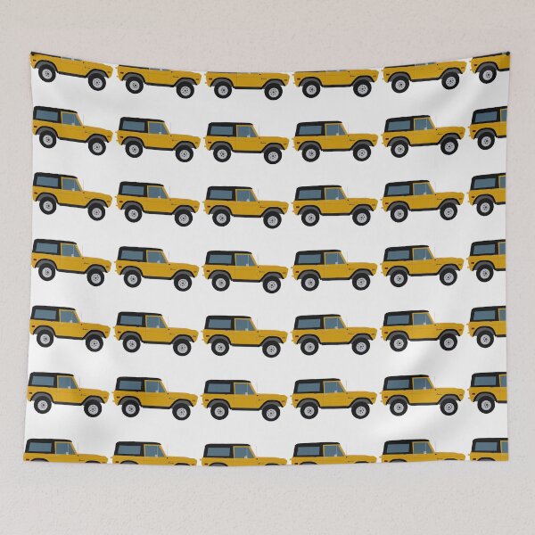 Item preview, Yellow Bronco Truck Drawing designed and sold by bad9er.