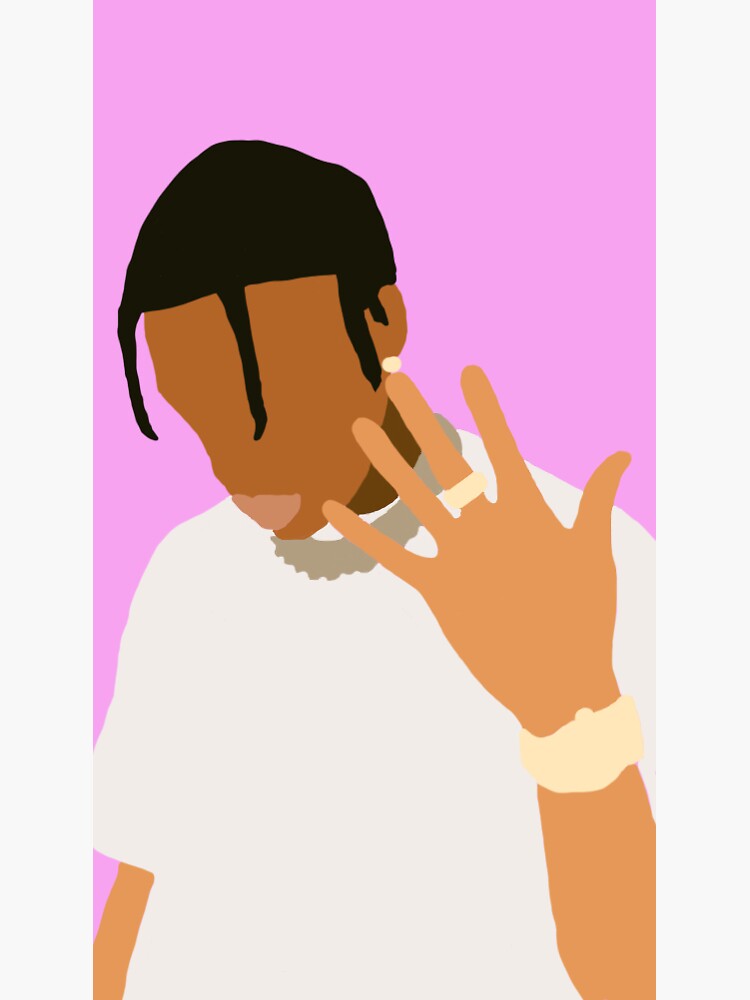 "Travis Scott" Sticker von jenna00 | Redbubble