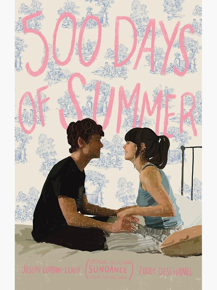 500 Days of Summer directed by Marc Webb (2008) Illustrated Poster |  Greeting Card