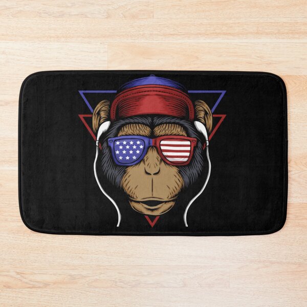 Item preview, Monkey face usa flag t-shirt T-Shirt designed and sold by kedesign1.