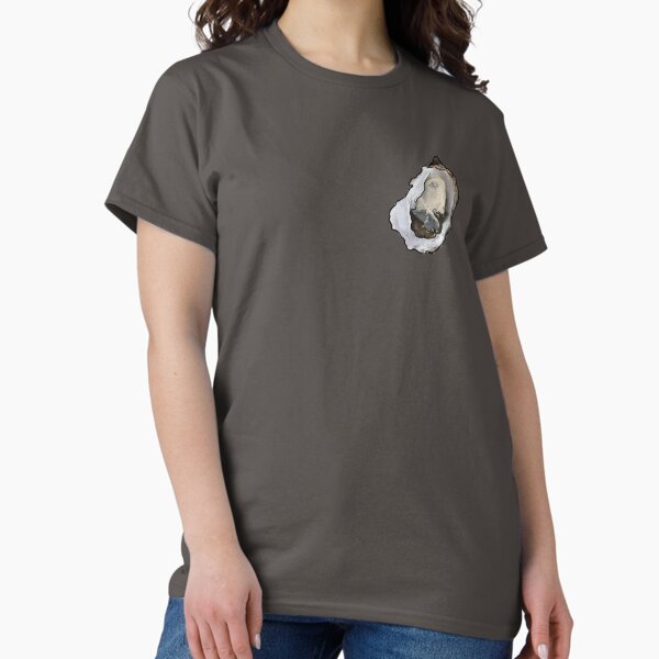 Item preview, Oysters and pearls in Charcoal designed and sold by Joan and Rose.