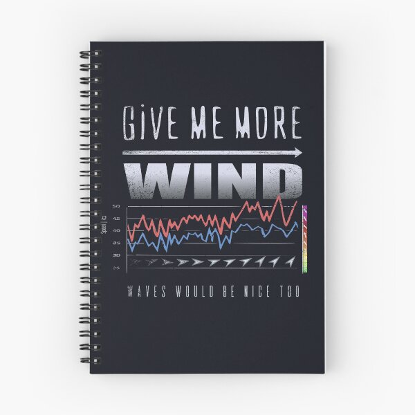 Item preview, GIVE ME MORE WIND Cool Forecast Chart Graph designed and sold by frenchsalsa.