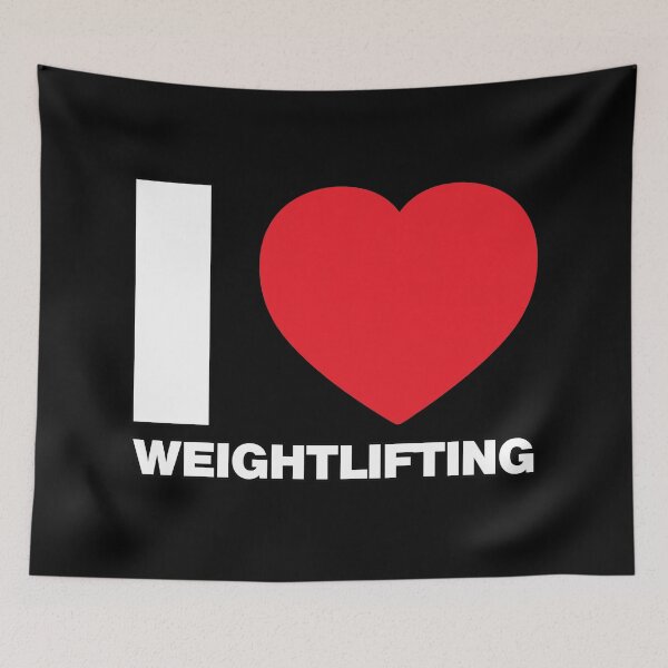 Item preview, I Love Weightlifting designed and sold by Thestarrysky.