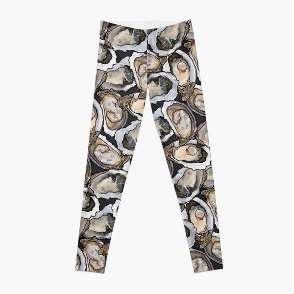 Item preview, Oyster Seafood Feast in Charcoal designed and sold by Joan and Rose.