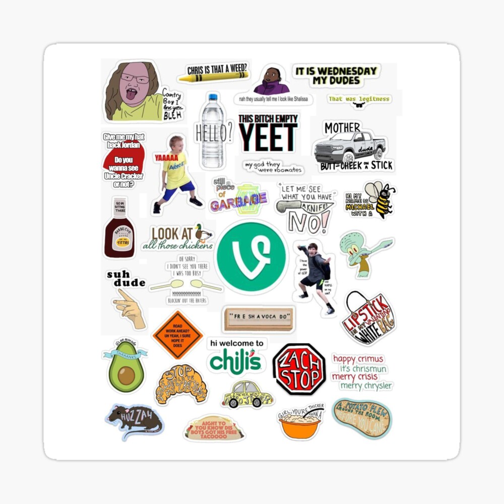 Featured image of post Vine Stickers Pack Vine stickers custom pack of vine stickers waterproof etsy