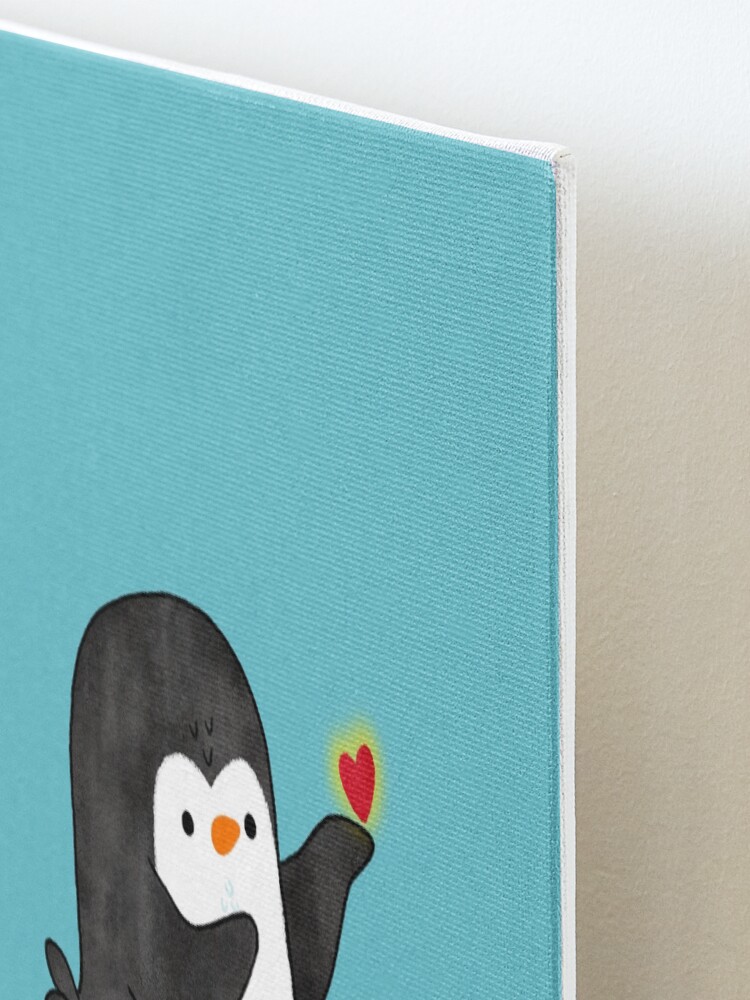 Alternate view of Spreading Love Penguin Mounted Print