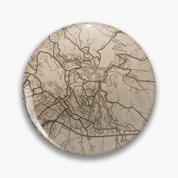 Item preview, Perugia Sepia Map designed and sold by CPTVDesign.