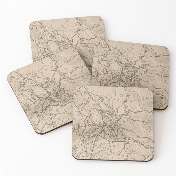 Item preview, Perugia Sepia Map designed and sold by CPTVDesign.