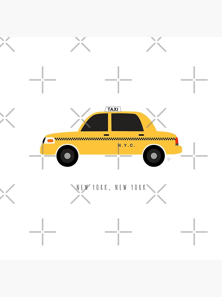New York City, NYC Yellow Taxi Cab by carriedesigns